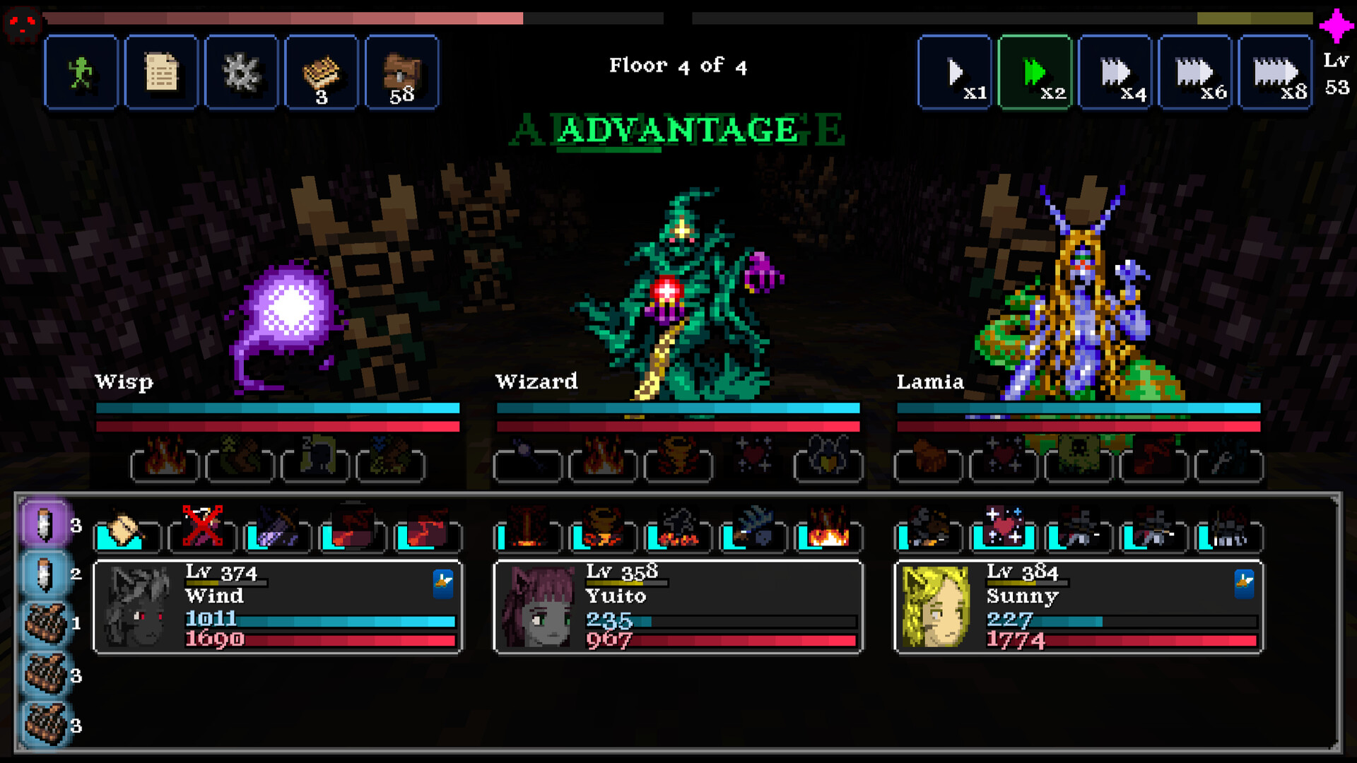 Скриншот: Legends of Dragaea: Idle Dungeons