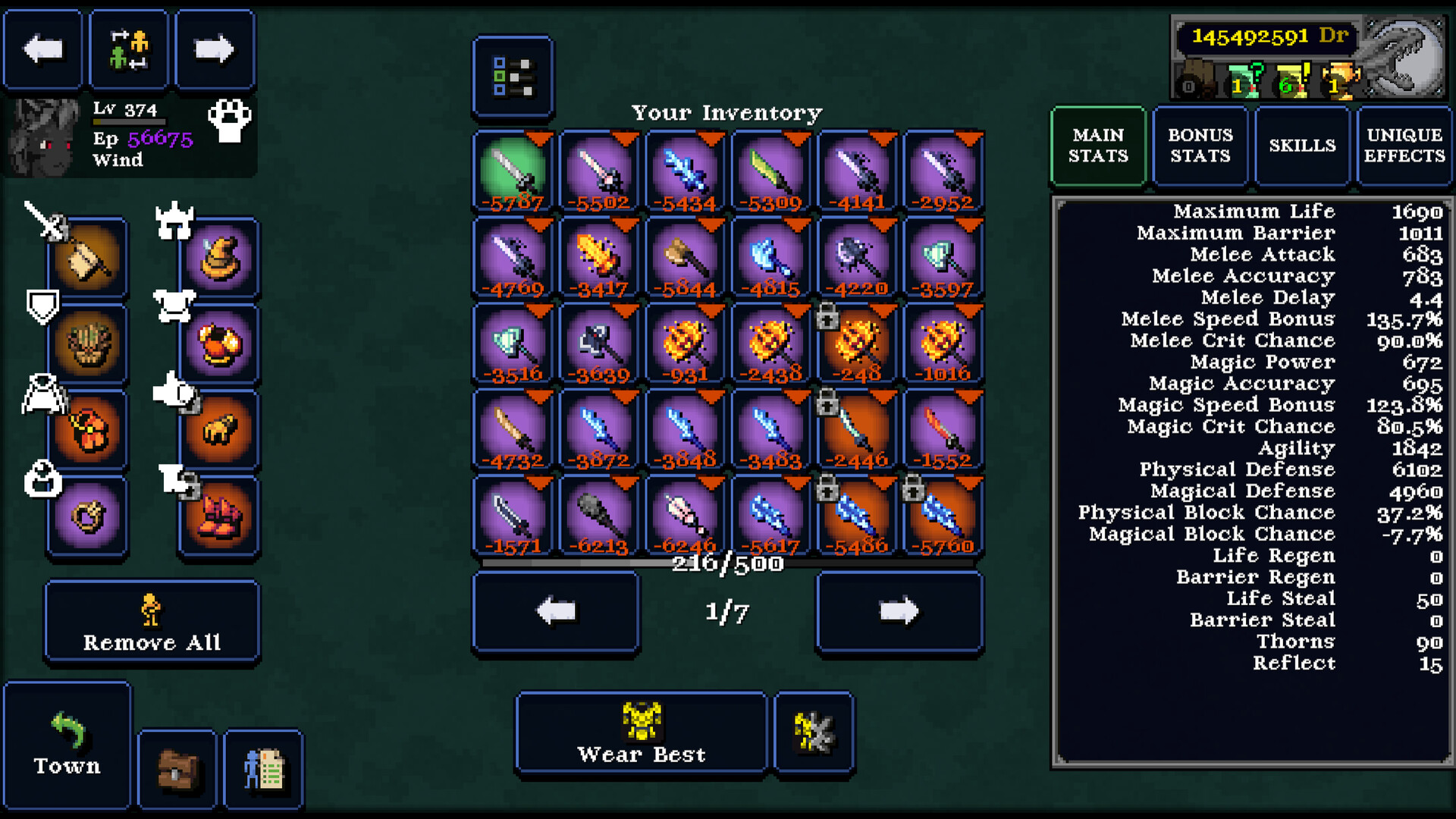 Скриншот: Legends of Dragaea: Idle Dungeons