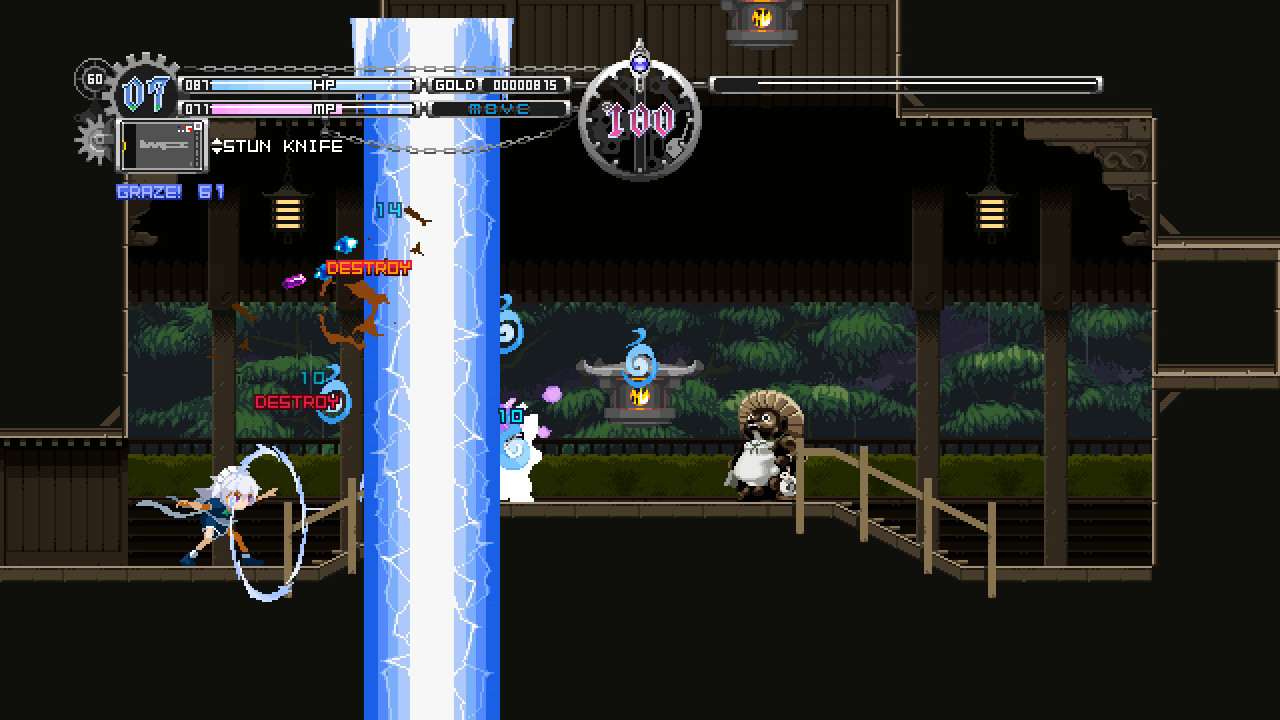 Скриншот: Touhou Luna Nights