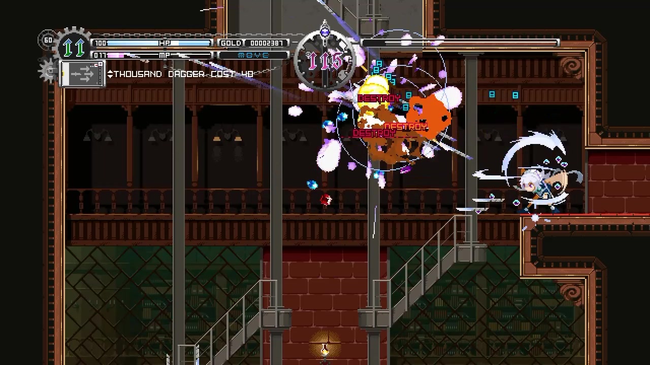 Скриншот: Touhou Luna Nights