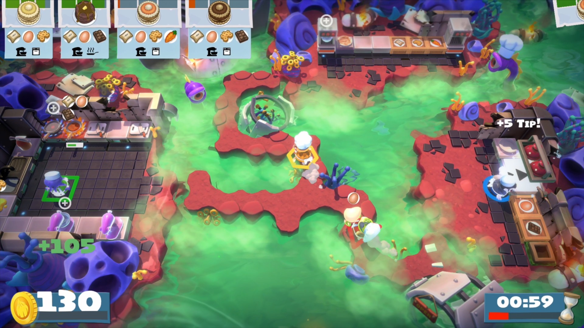 Скриншот: Overcooked! All You Can Eat