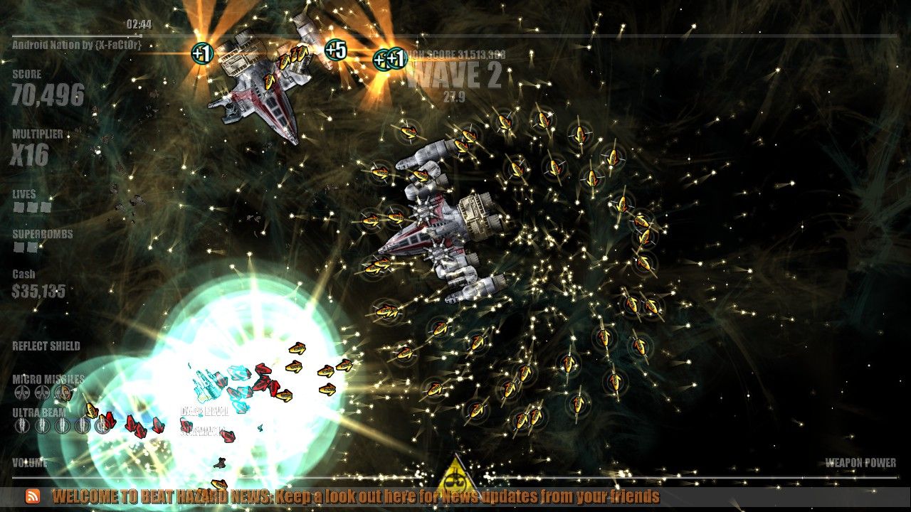 Скриншот: Beat Hazard Ultra
