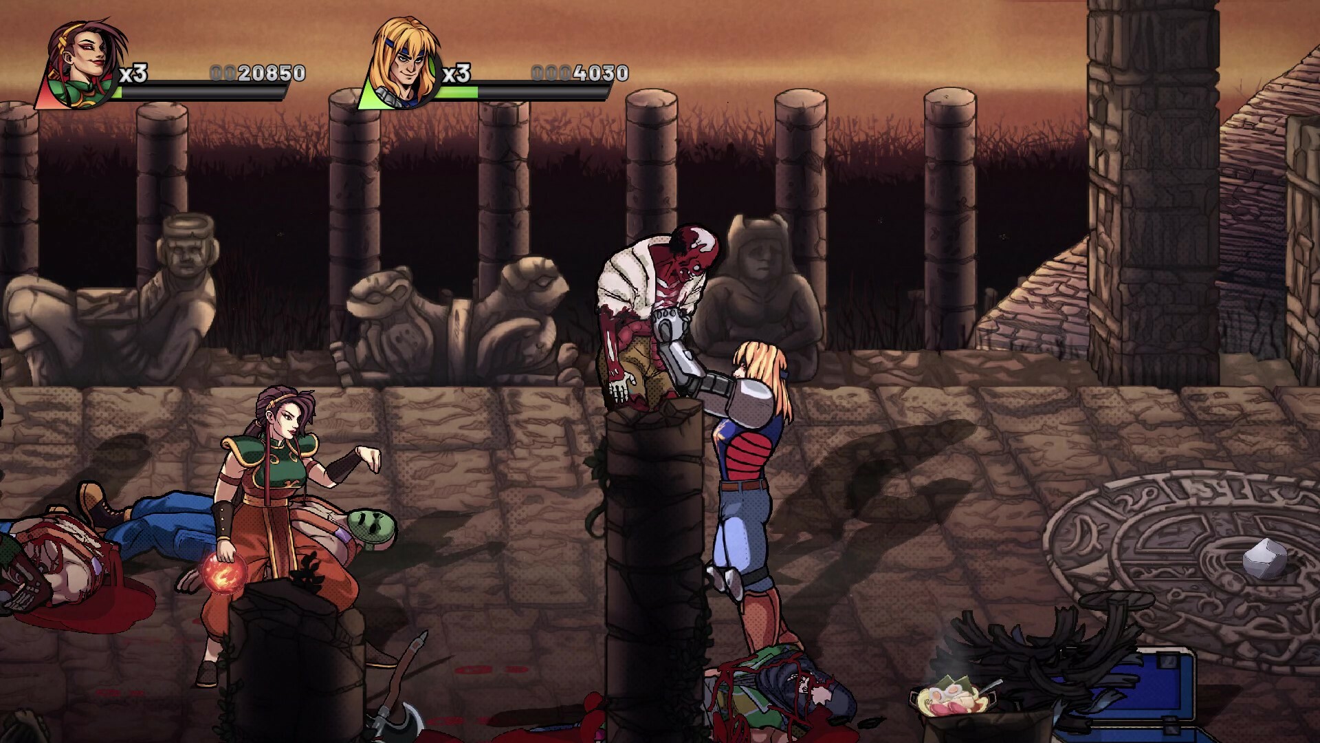 Скриншот: Night Slashers: Remake