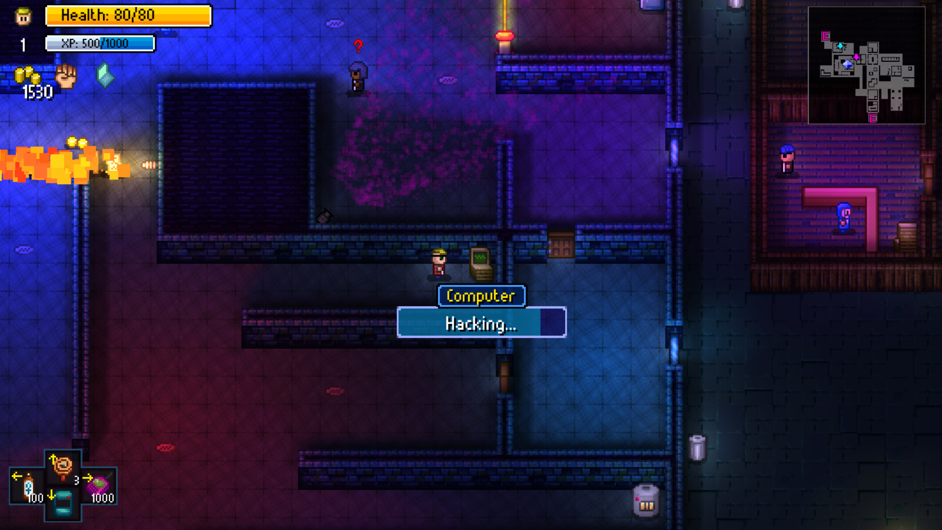 Скриншот: Streets of Rogue