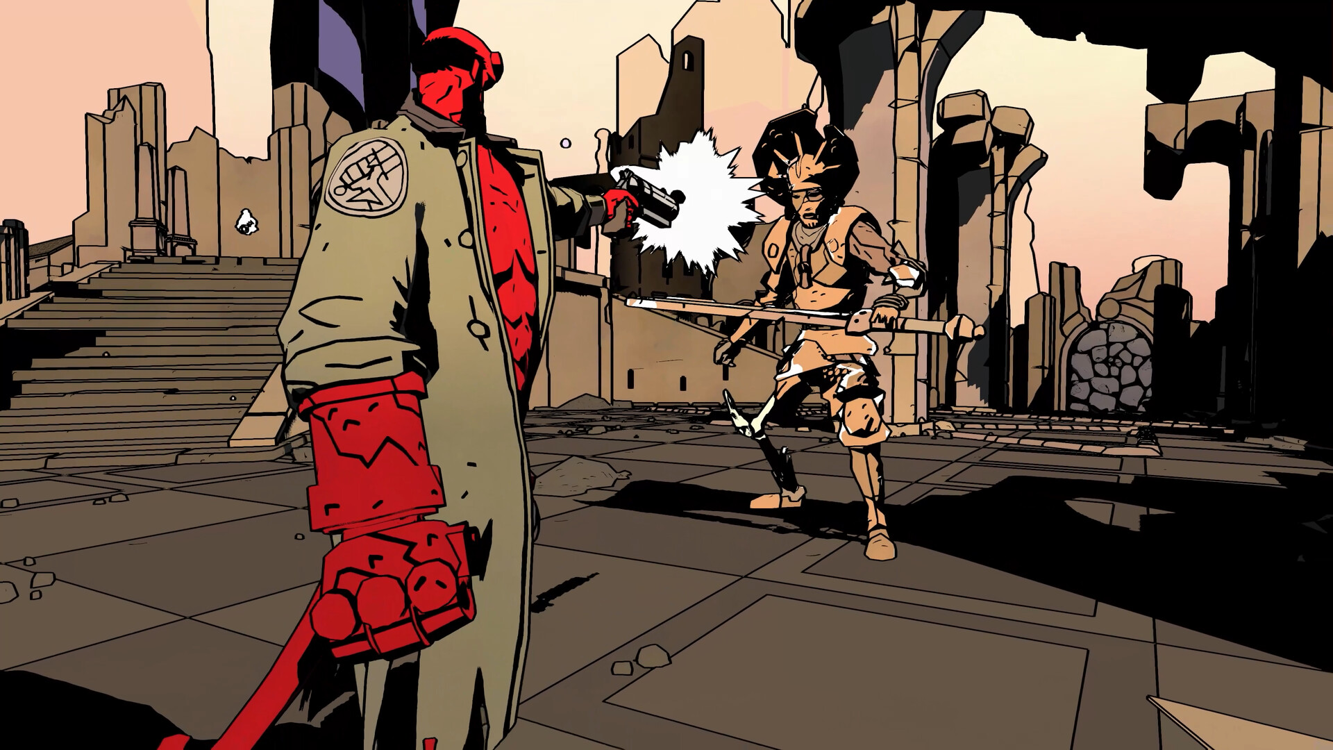 Скриншот: Hellboy Web of Wyrd