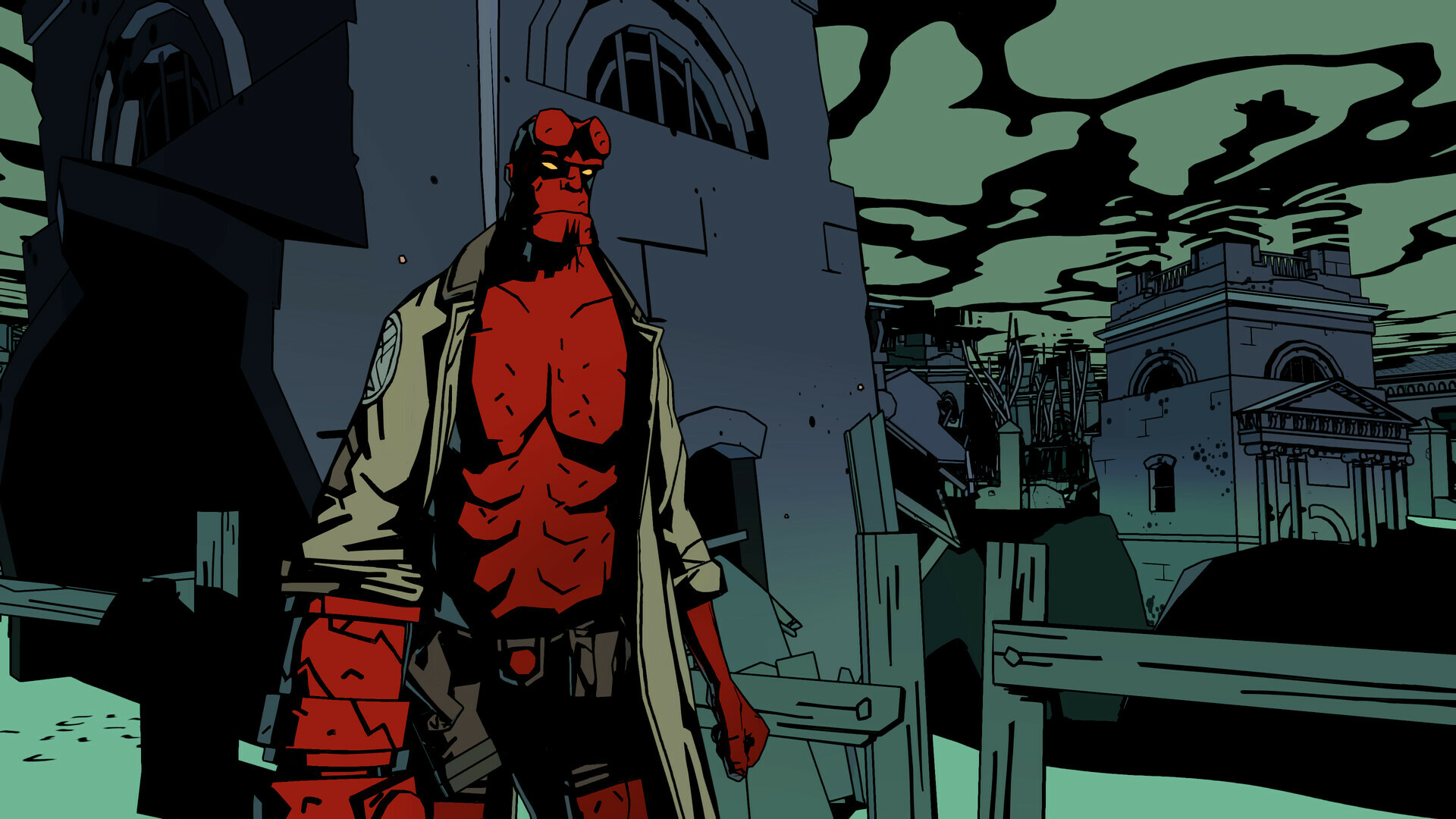 Скриншот: Hellboy Web of Wyrd