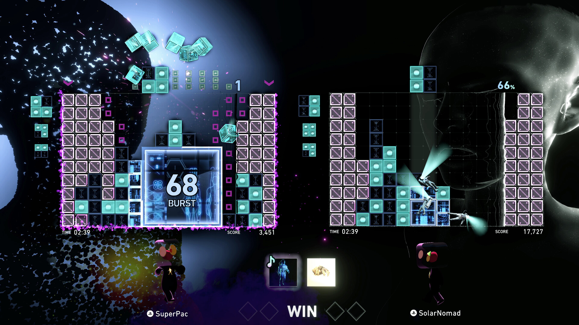 Скриншот: Lumines Arise
