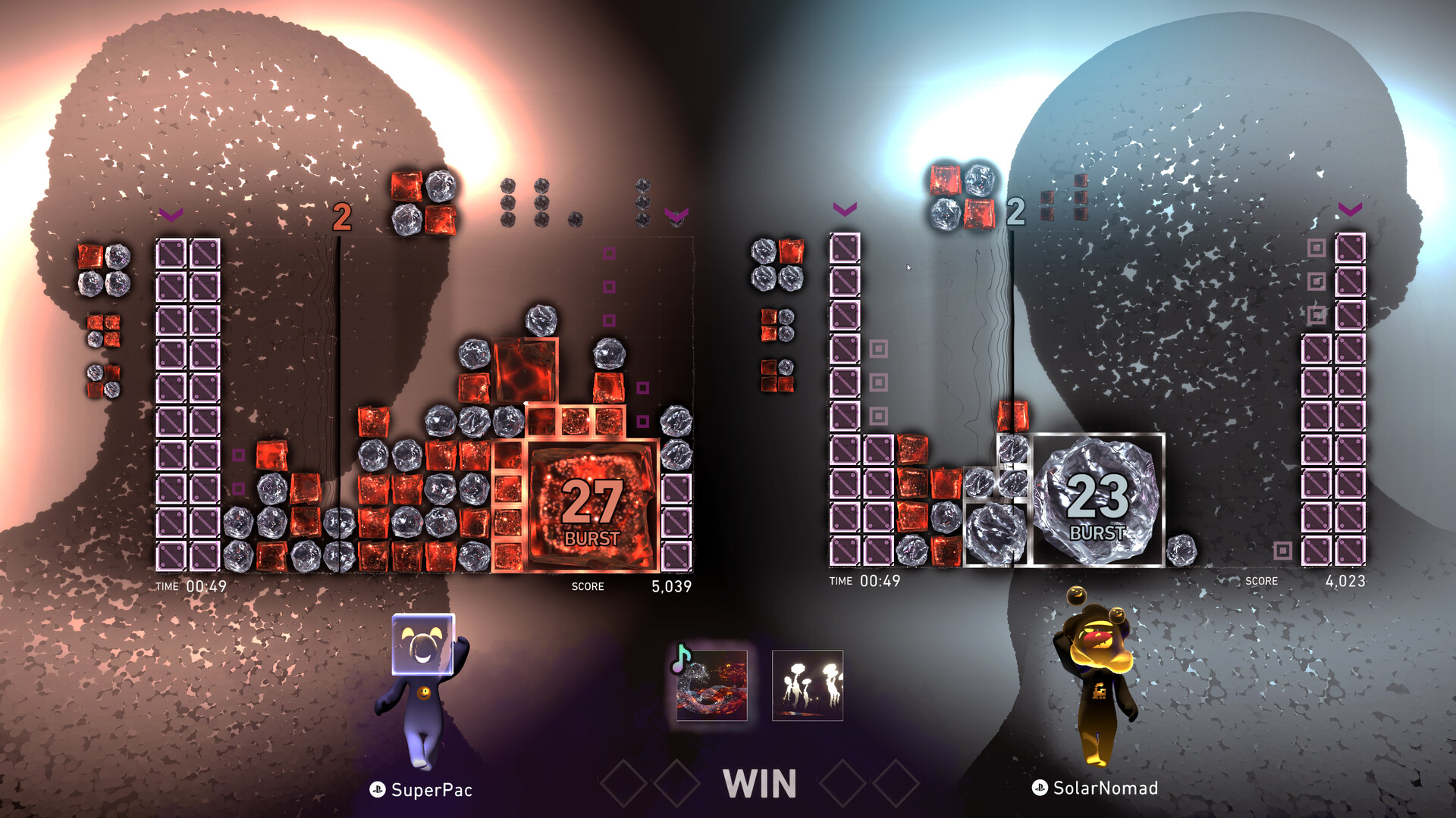 Скриншот: Lumines Arise