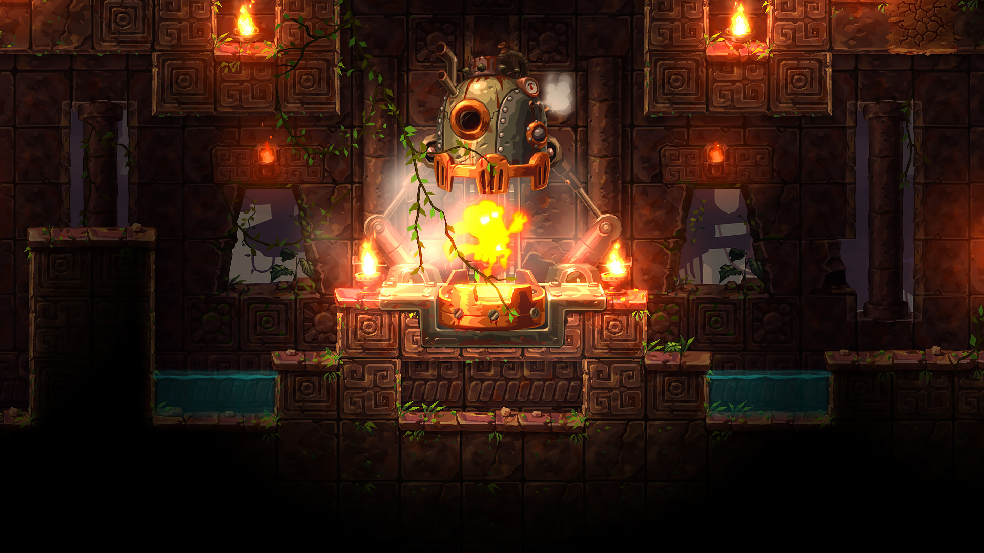 Скриншот: SteamWorld Dig 2