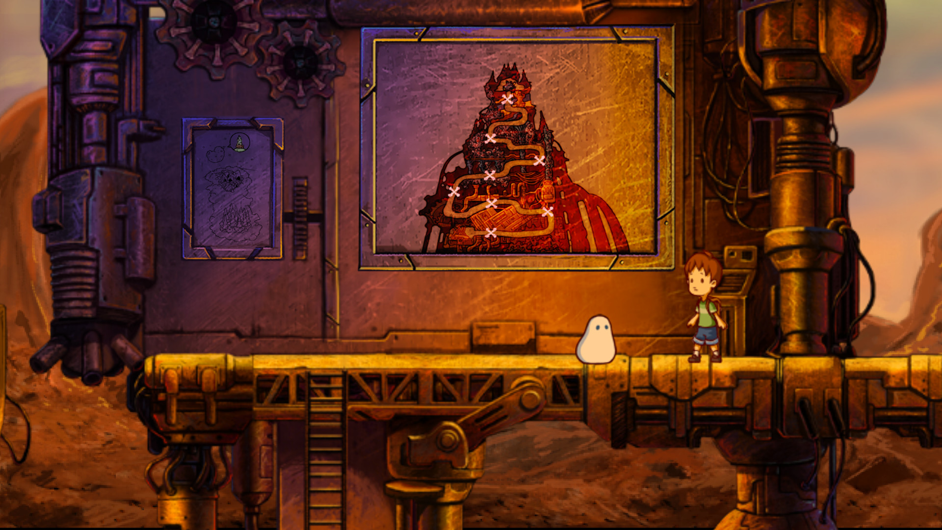 Скриншот: A Boy and His Blob