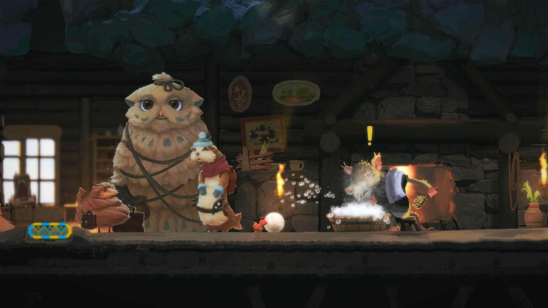 Скриншот: Yoku's Island Express