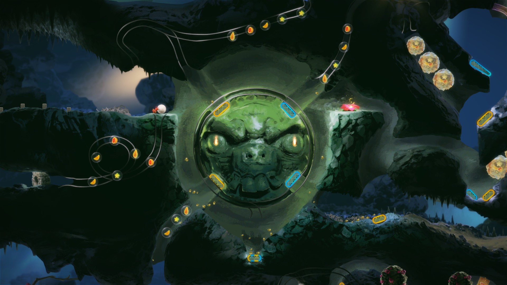 Скриншот: Yoku's Island Express