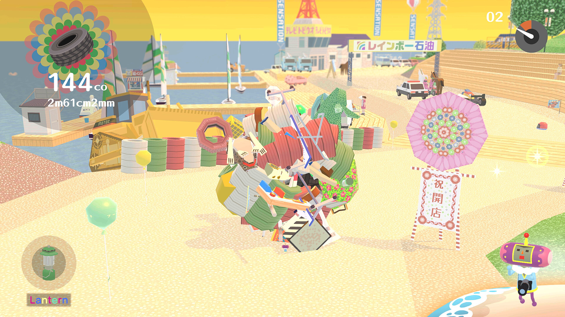 Скриншот: We Love Katamari REROLL+ Royal Reverie