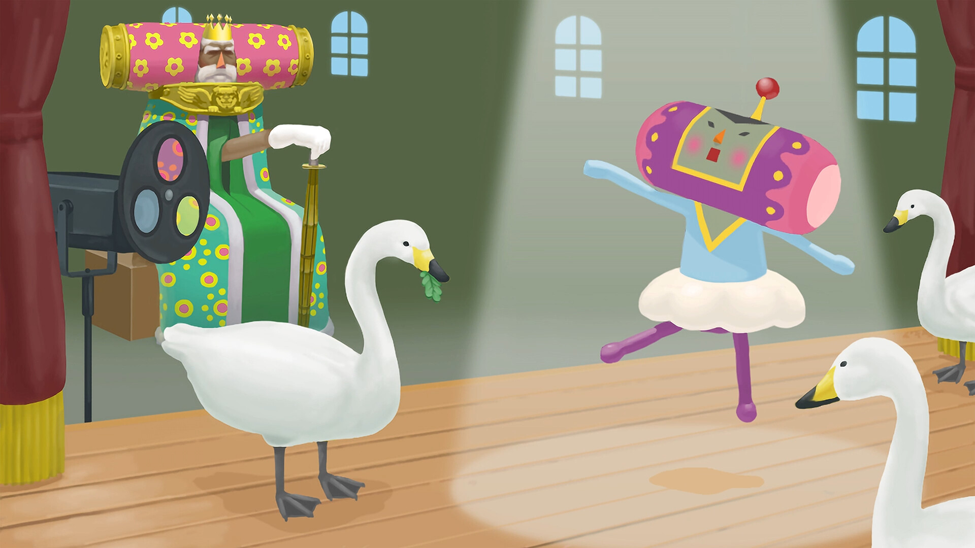 Скриншот: We Love Katamari REROLL+ Royal Reverie