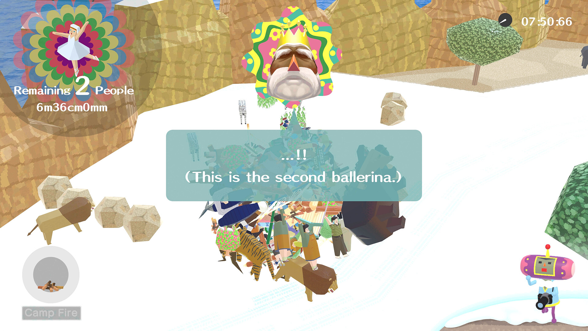 Скриншот: We Love Katamari REROLL+ Royal Reverie