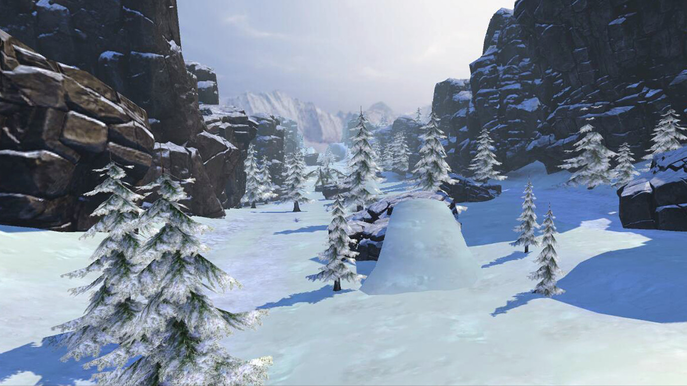 Скриншот: Fancy Skiing VR