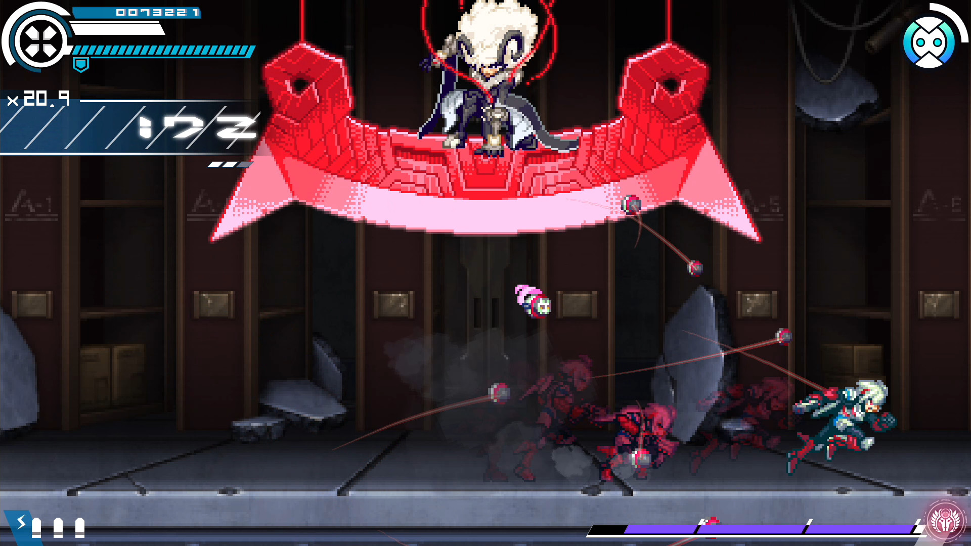 Скриншот: Gunvolt Chronicles: Luminous Avenger iX