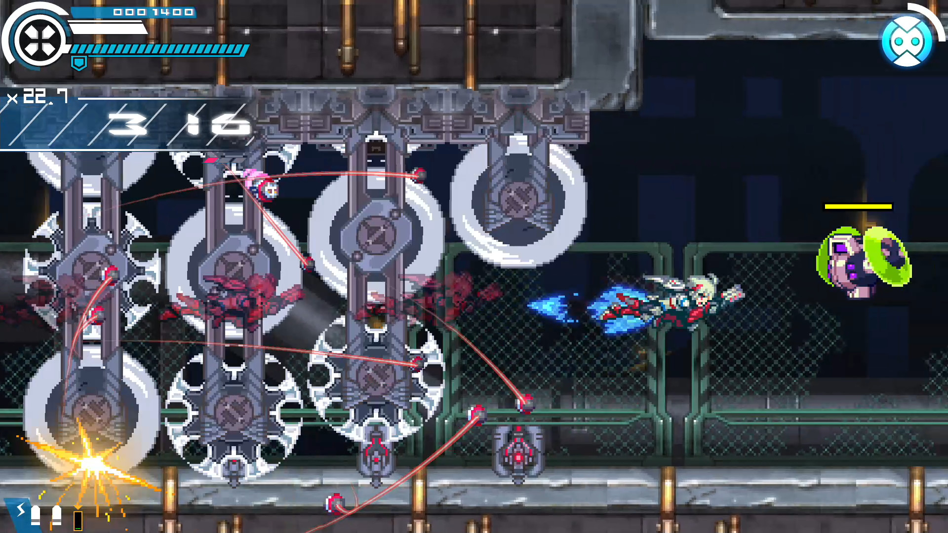 Скриншот: Gunvolt Chronicles: Luminous Avenger iX