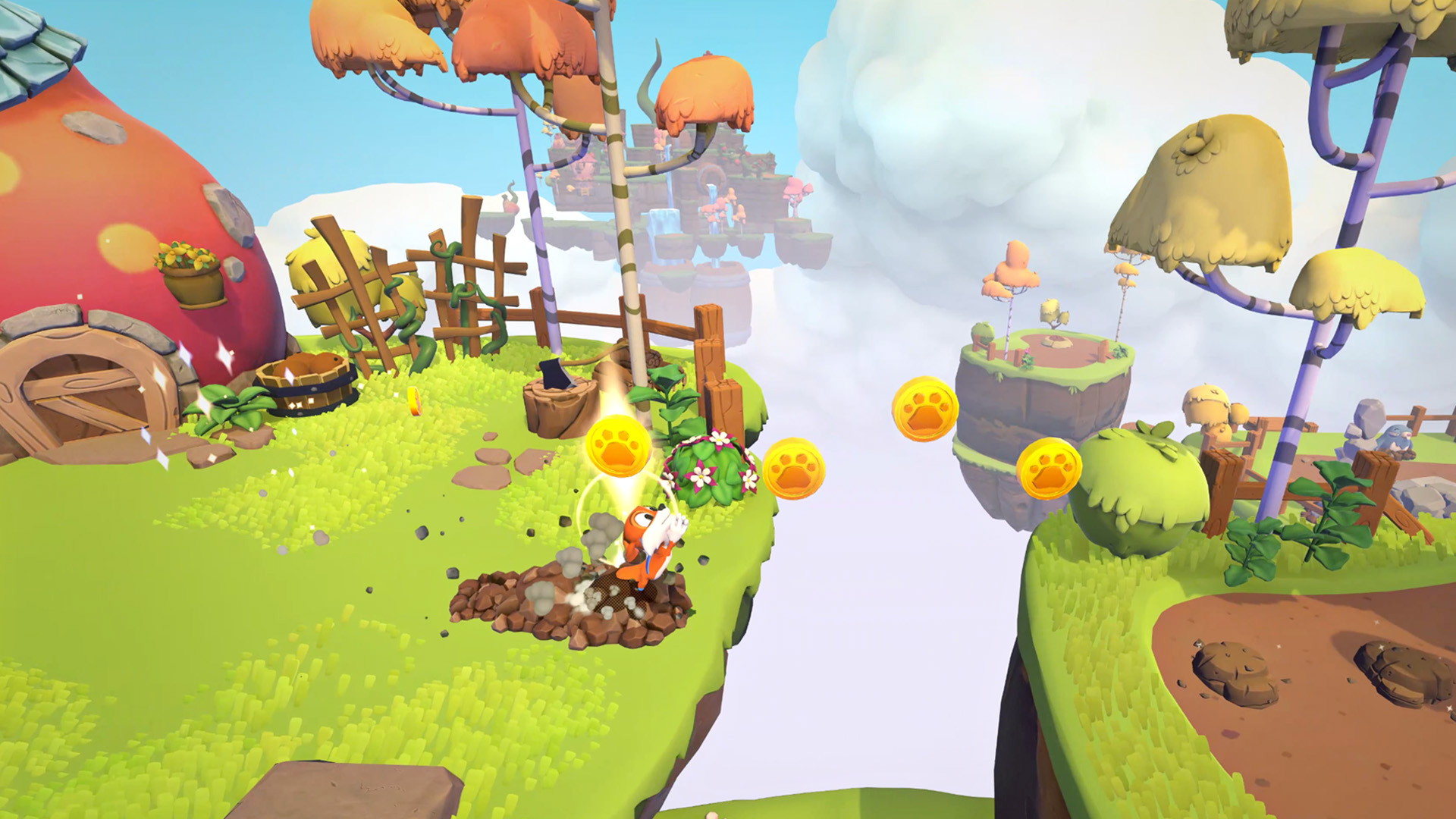Скриншот: Super Lucky's Tale