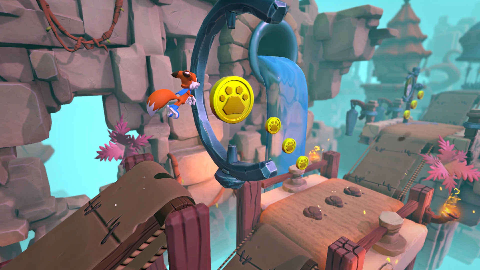 Скриншот: Super Lucky's Tale