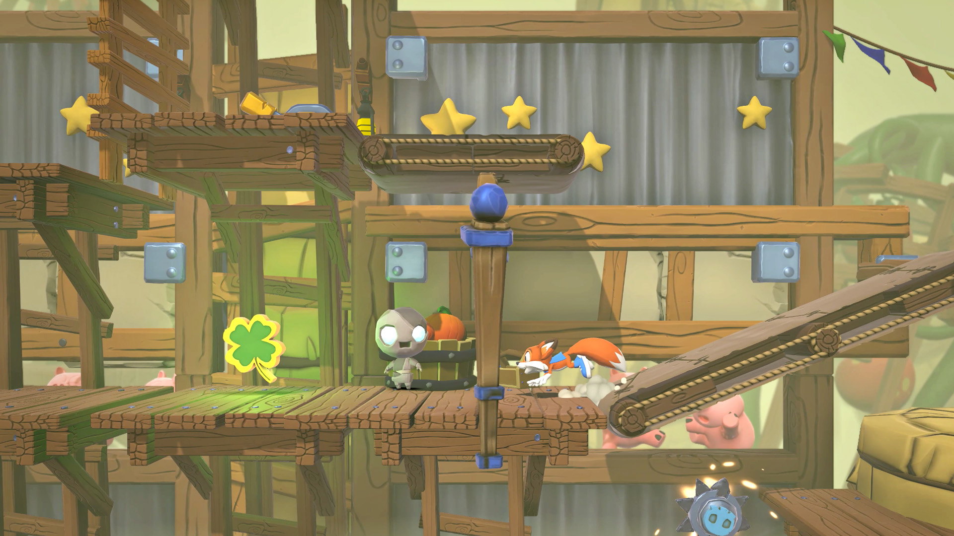 Скриншот: Super Lucky's Tale
