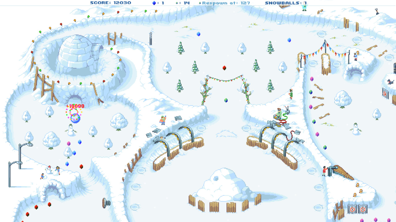 Скриншот: Snowball!