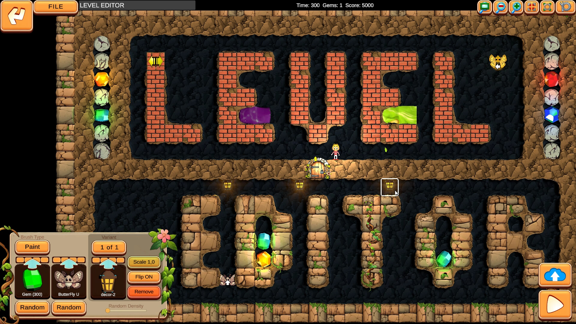 Скриншот: BOULDER DASH 40th Anniversary