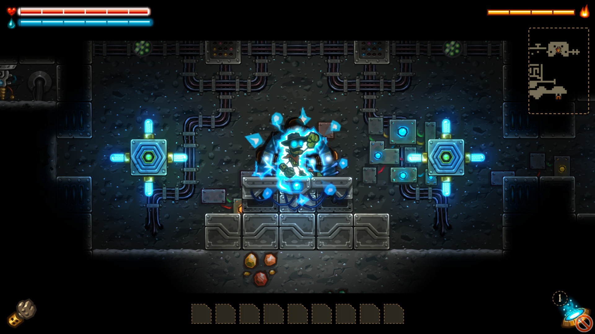 Скриншот: SteamWorld Dig