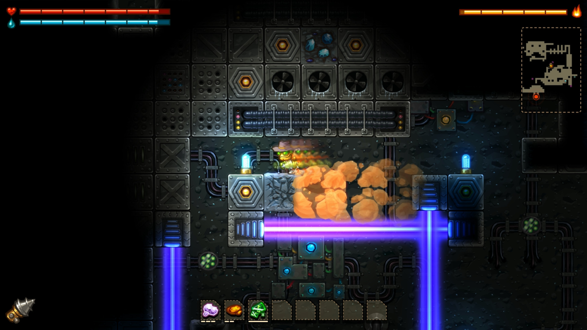 Скриншот: SteamWorld Dig