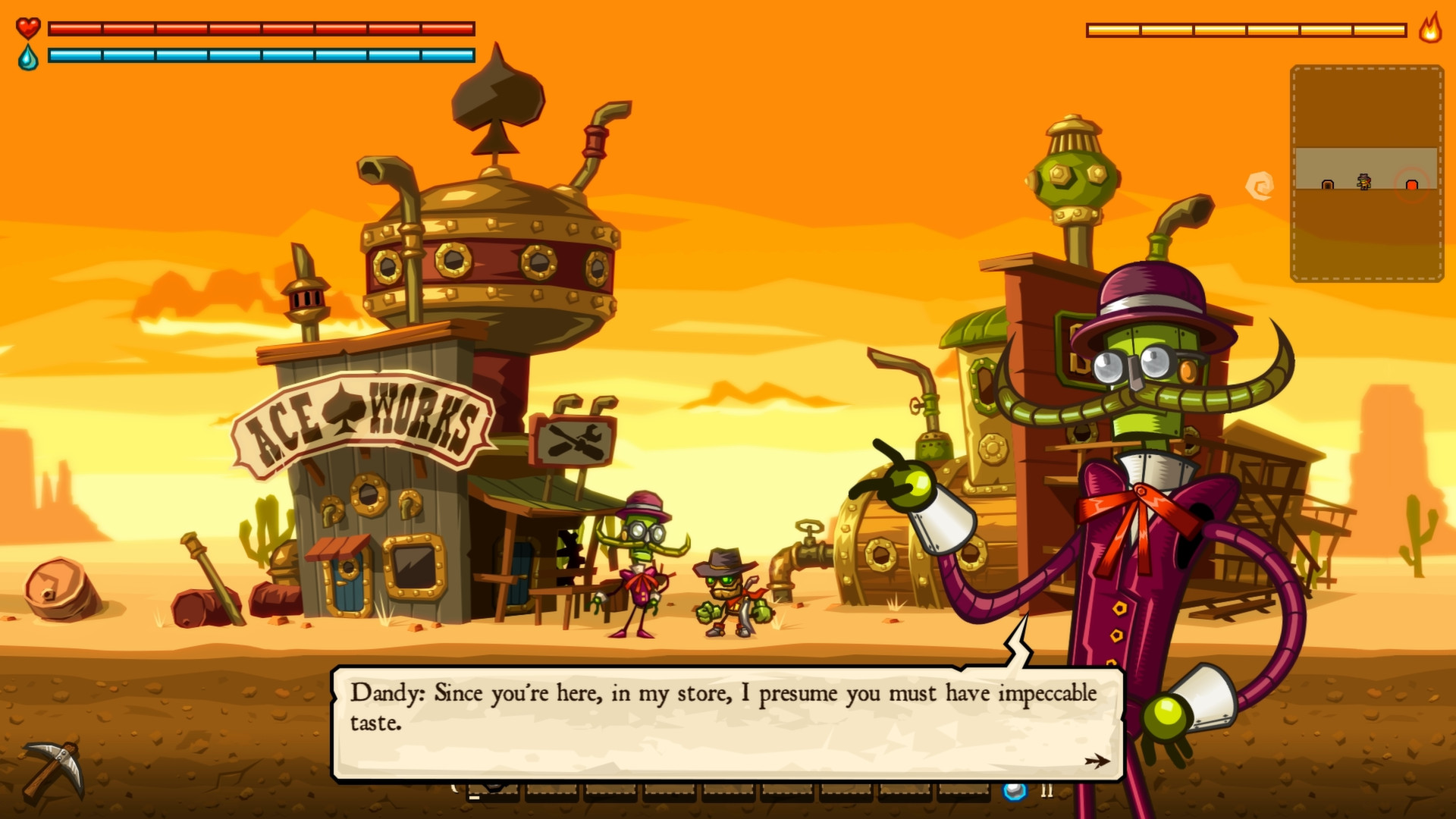 Скриншот: SteamWorld Dig