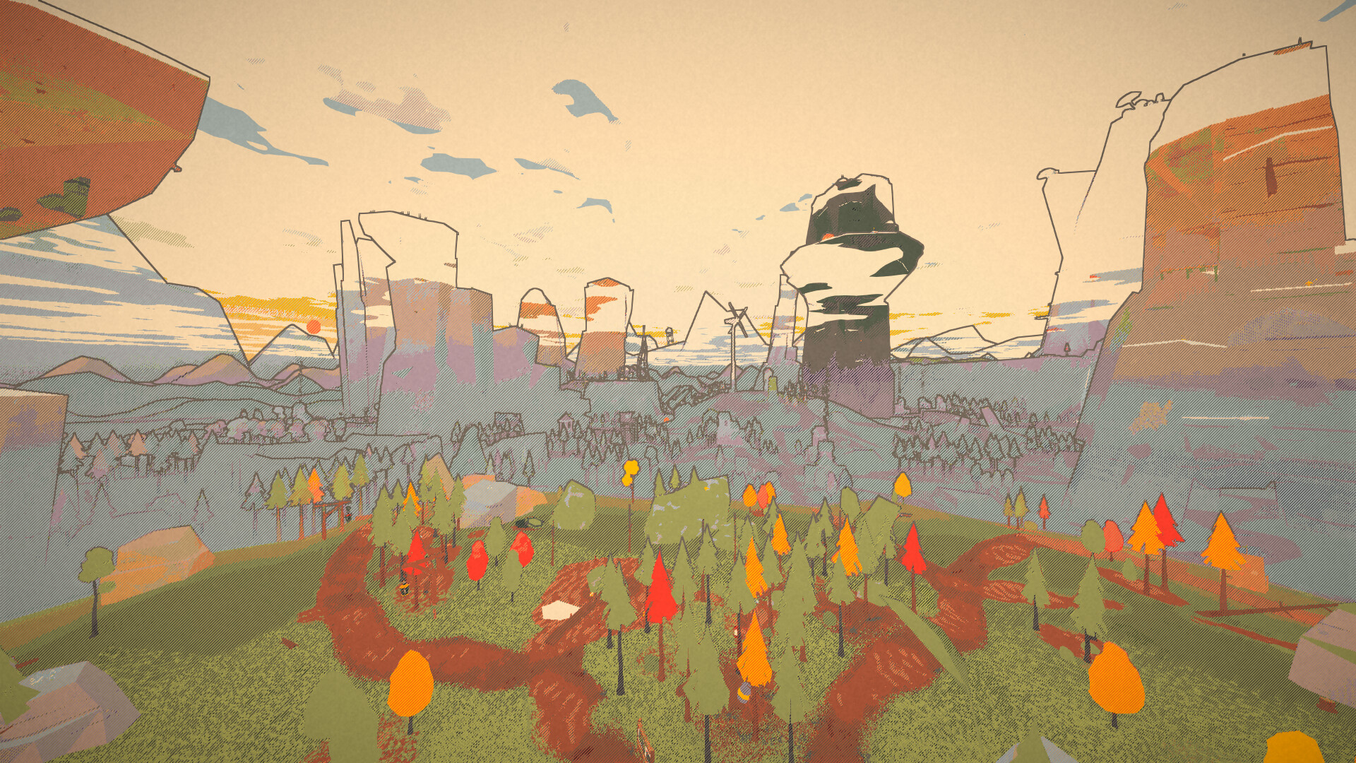 Скриншот: Valley Peaks