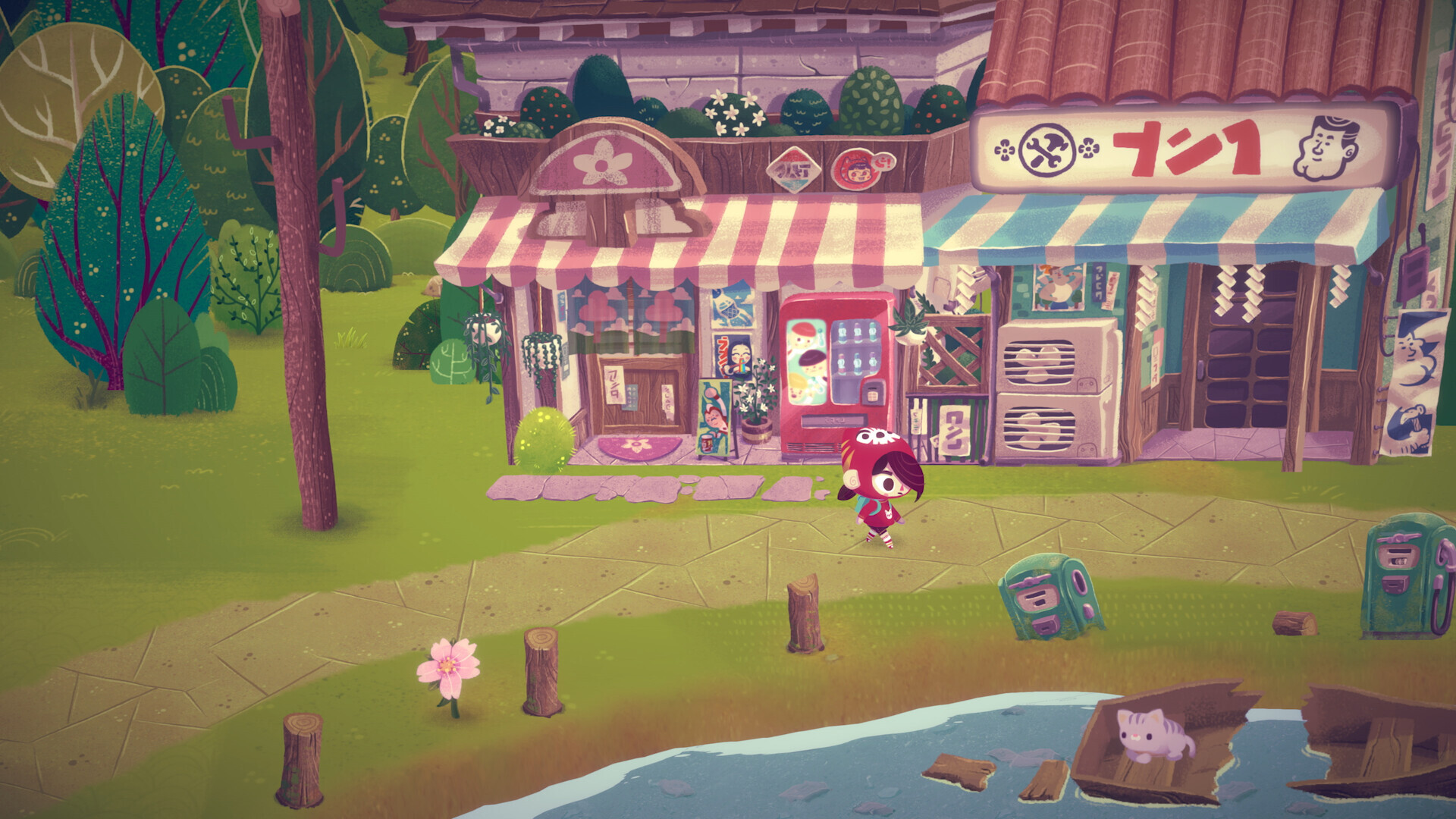 Скриншот: Mineko's Night Market