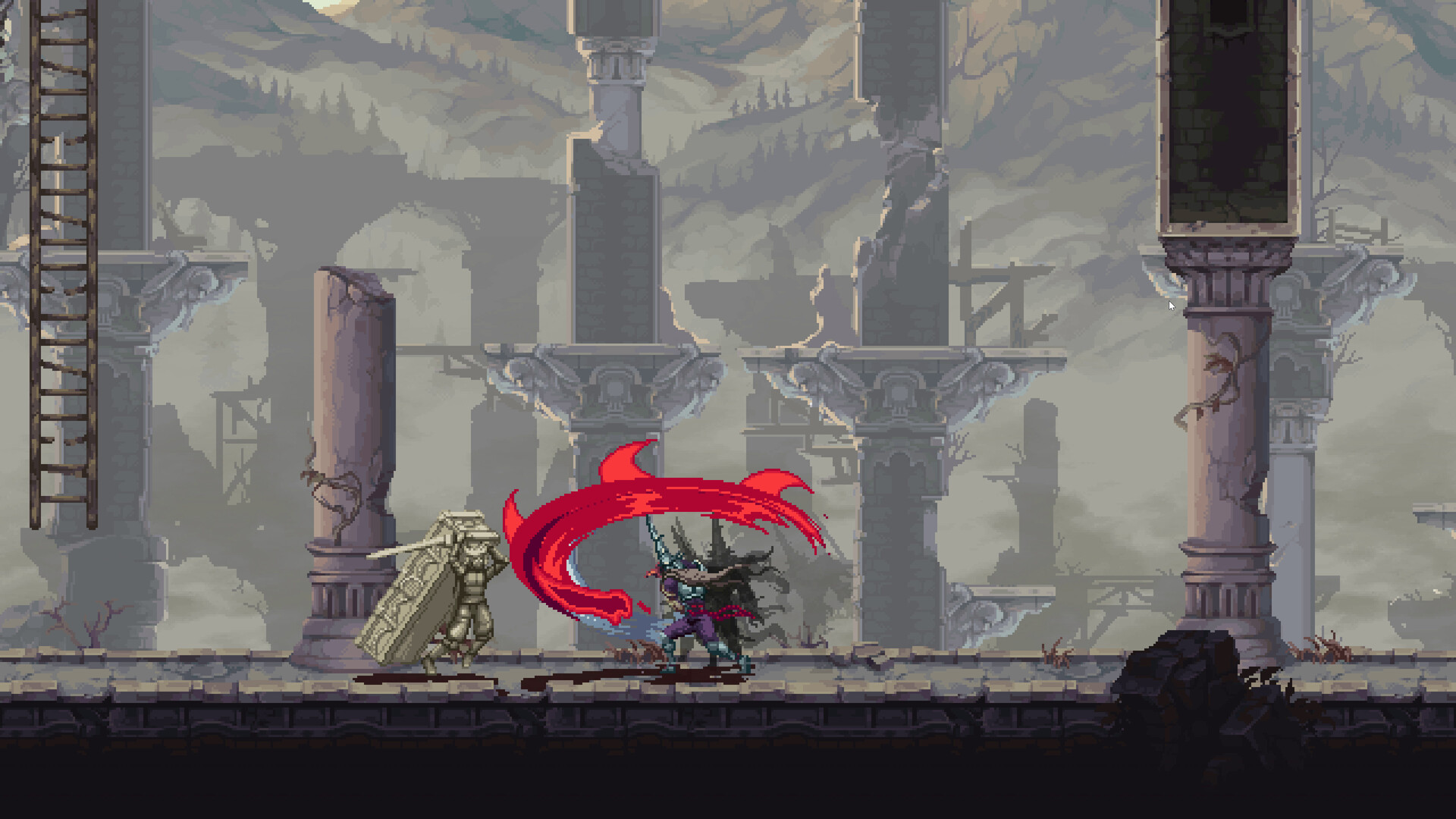 Скриншот: Blasphemous 2