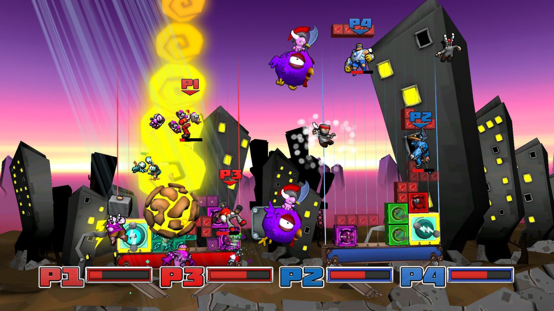 Скриншот: Slam Bolt Scrappers