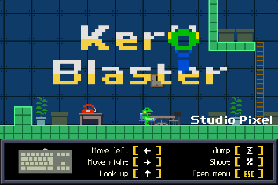Скриншот: Kero Blaster