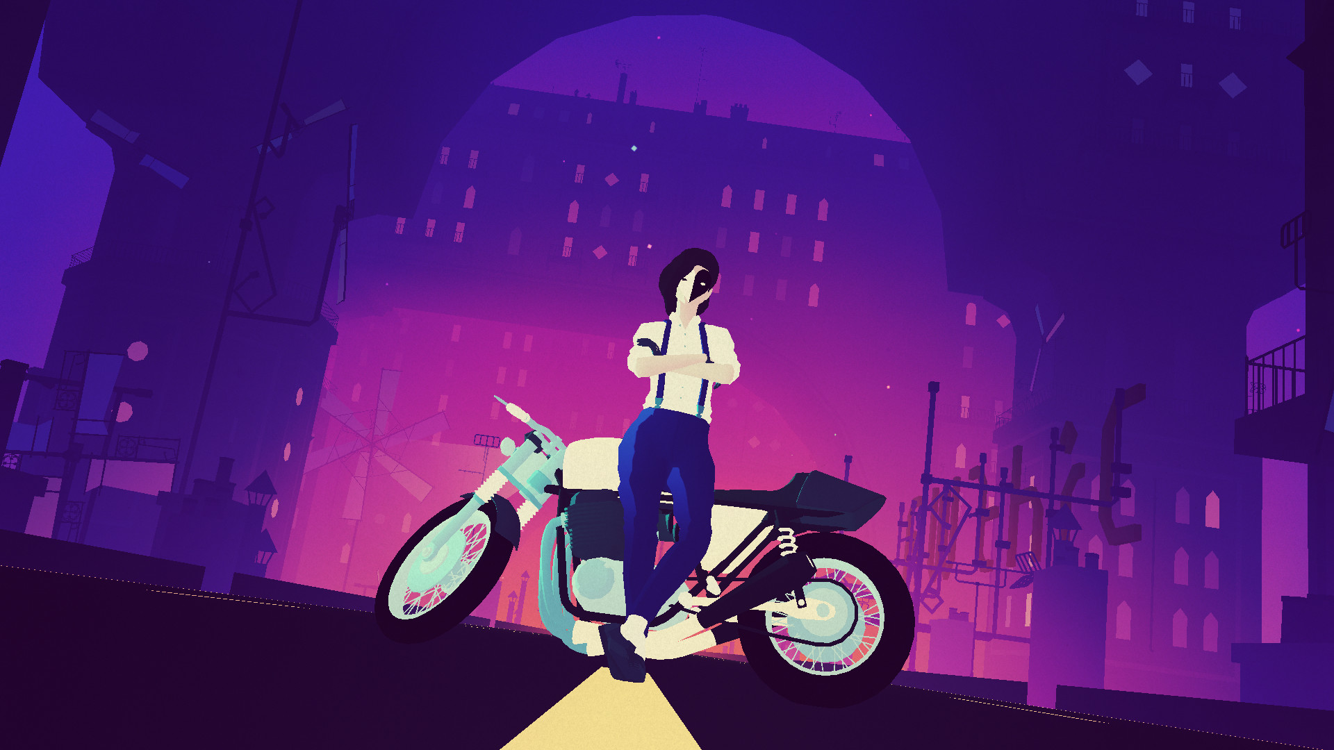 Скриншот: Sayonara Wild Hearts
