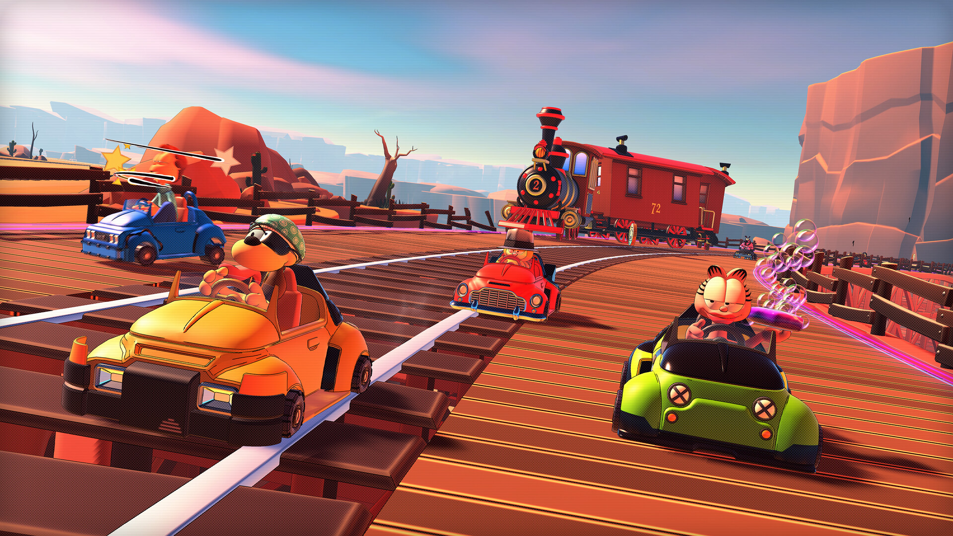 Скриншот: Garfield Kart 2 - All You Can Drift