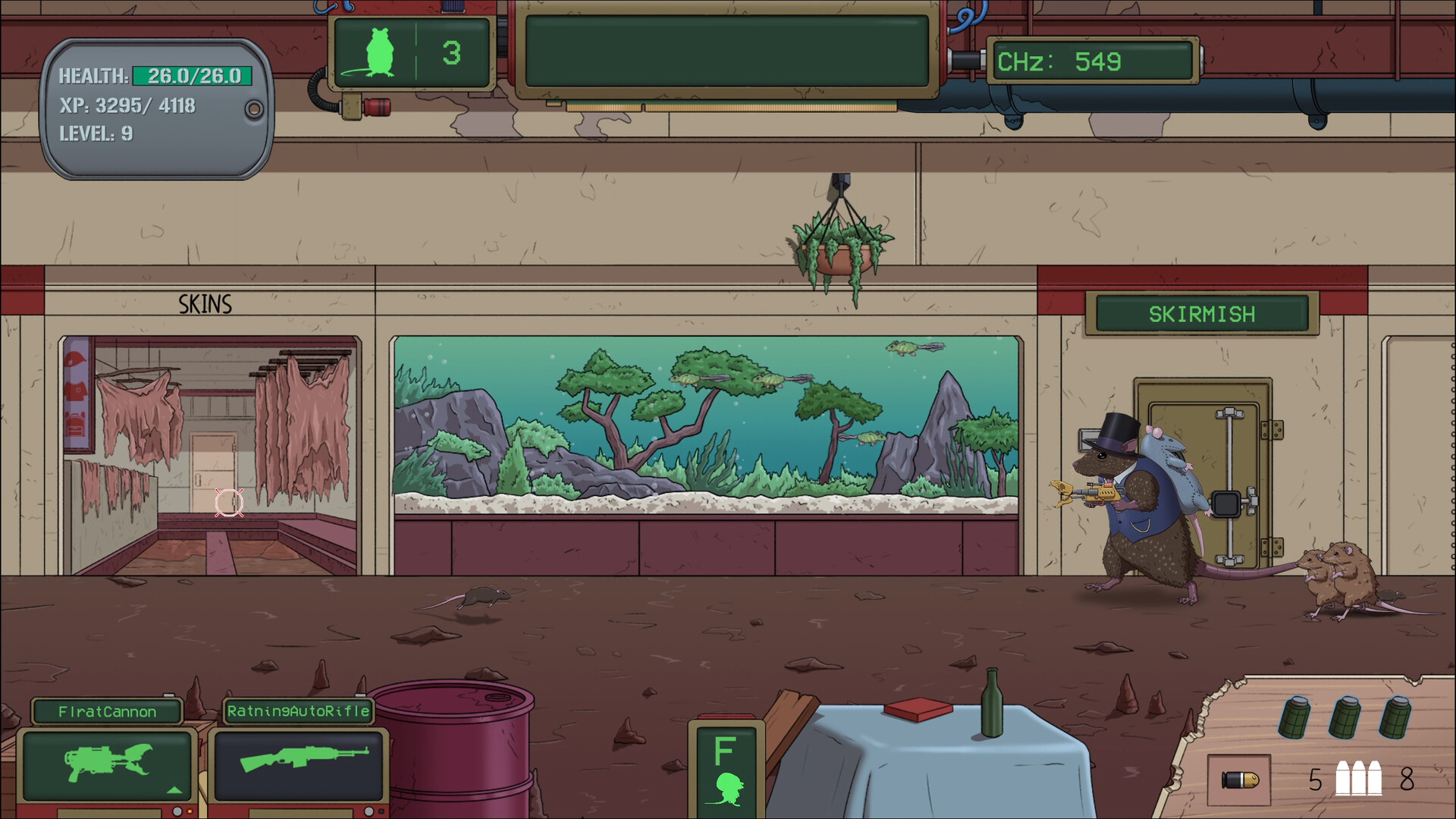 Скриншот: WAR RATS: The Rat em Up