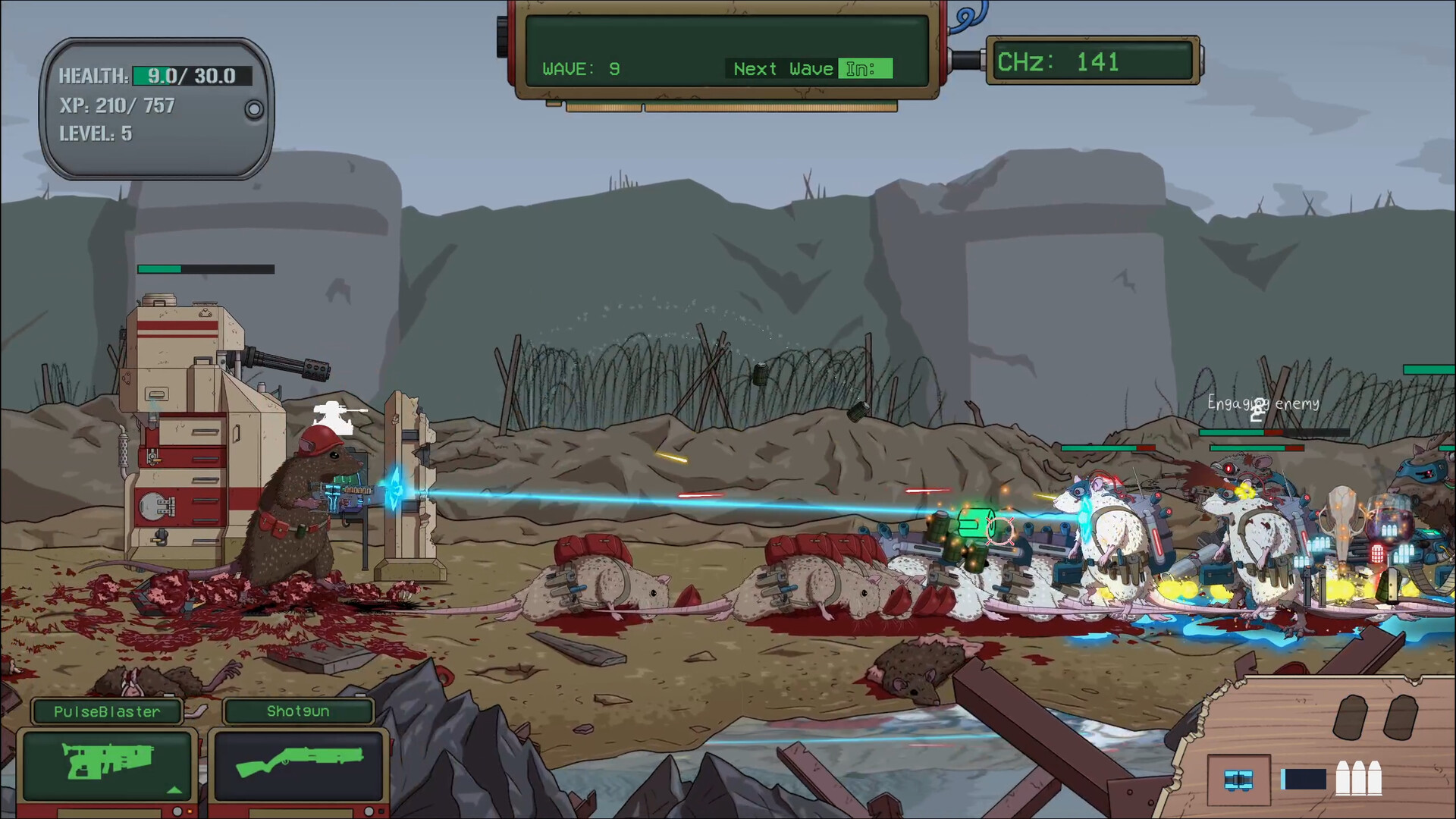 Скриншот: WAR RATS: The Rat em Up