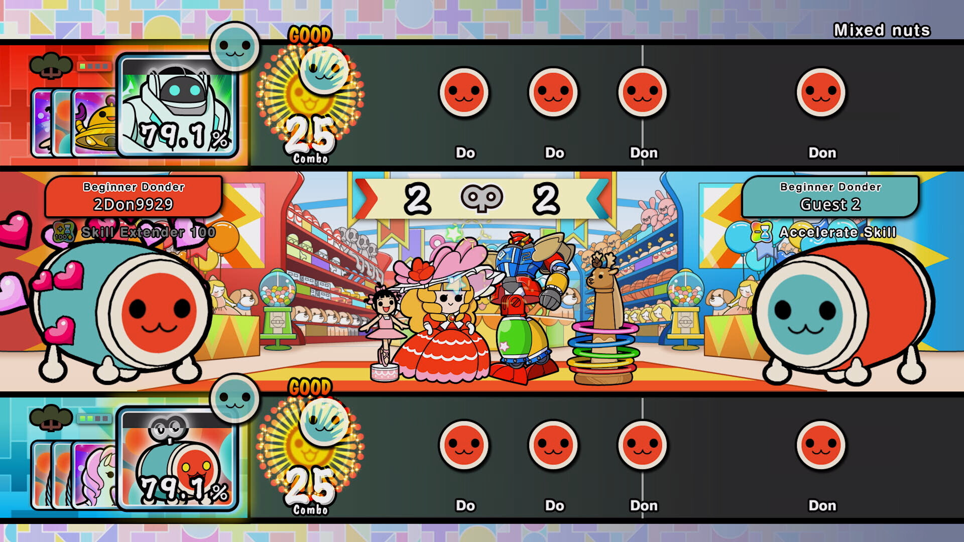 Скриншот: Taiko no Tatsujin: Rhythm Festival