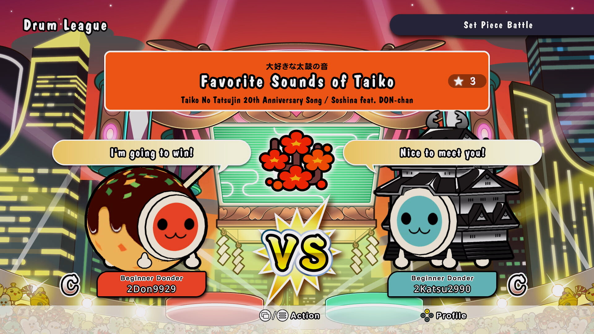 Скриншот: Taiko no Tatsujin: Rhythm Festival