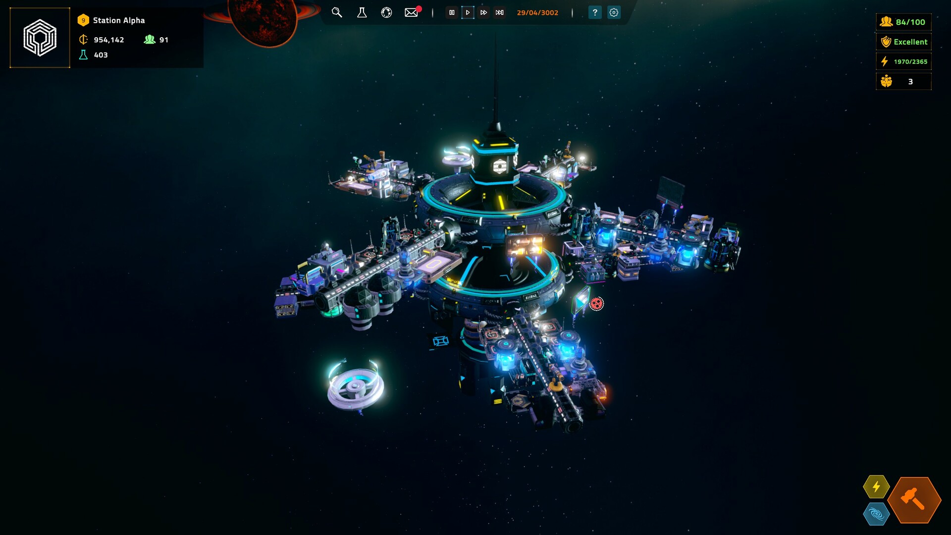 Скриншот: Space Station Tycoon