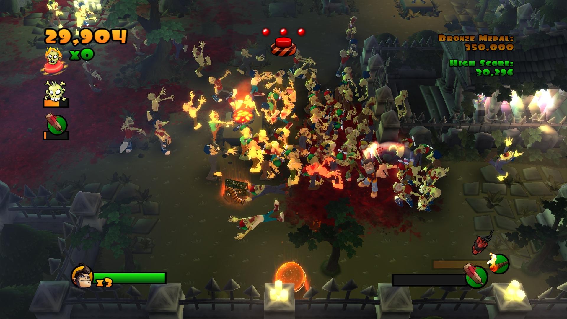 Скриншот: Burn Zombie Burn!