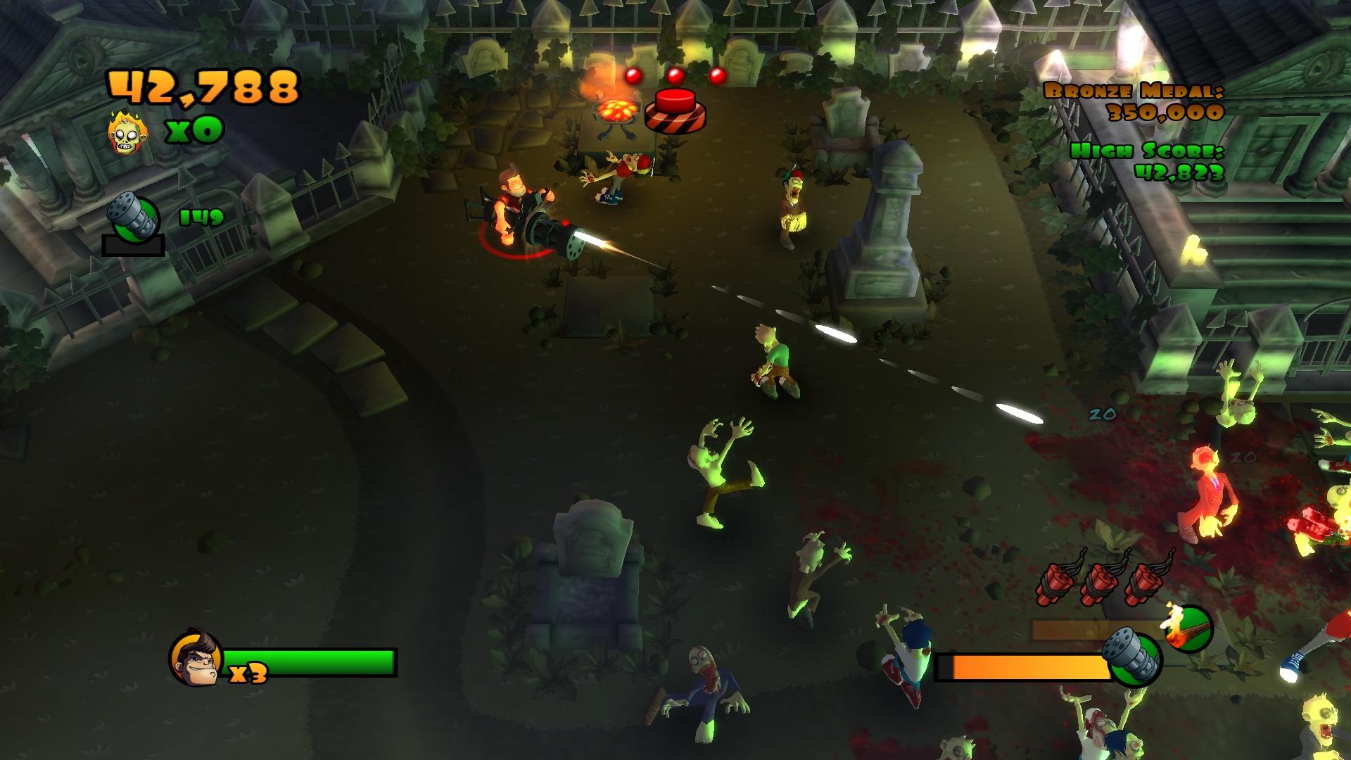 Скриншот: Burn Zombie Burn!