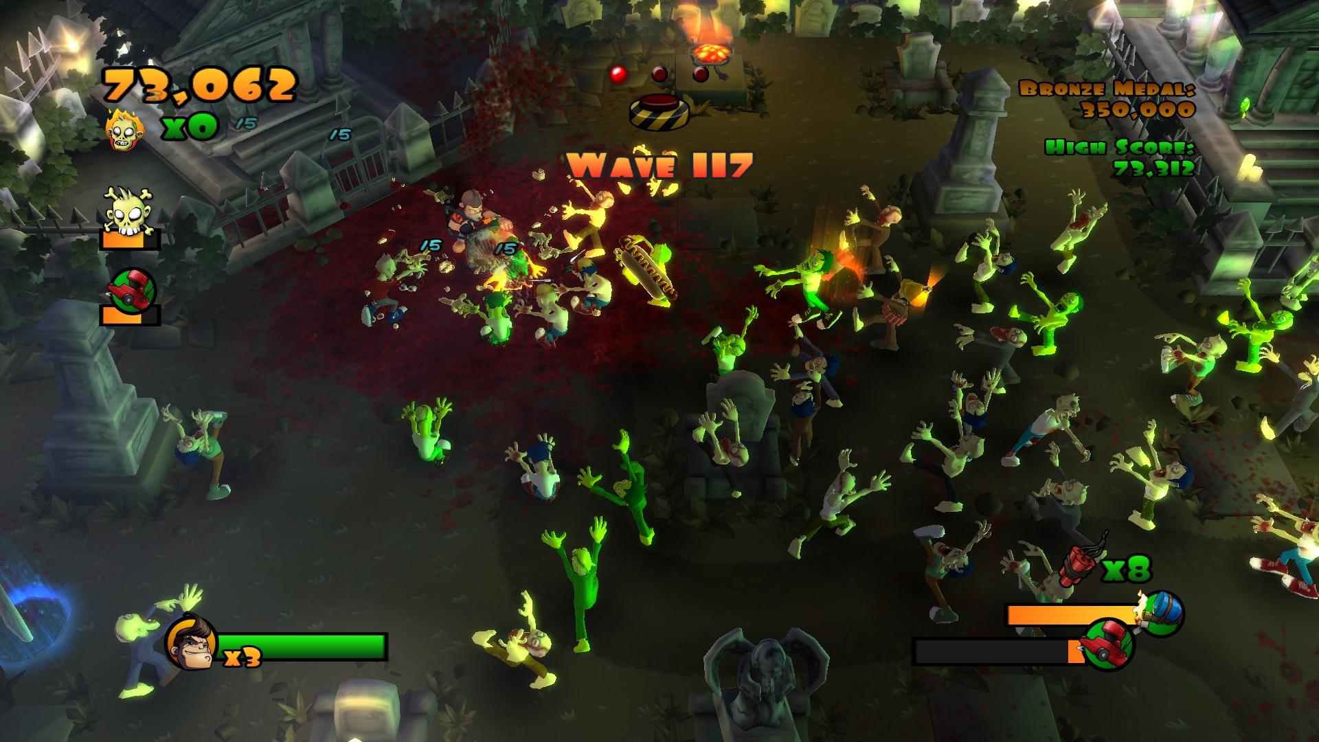 Скриншот: Burn Zombie Burn!