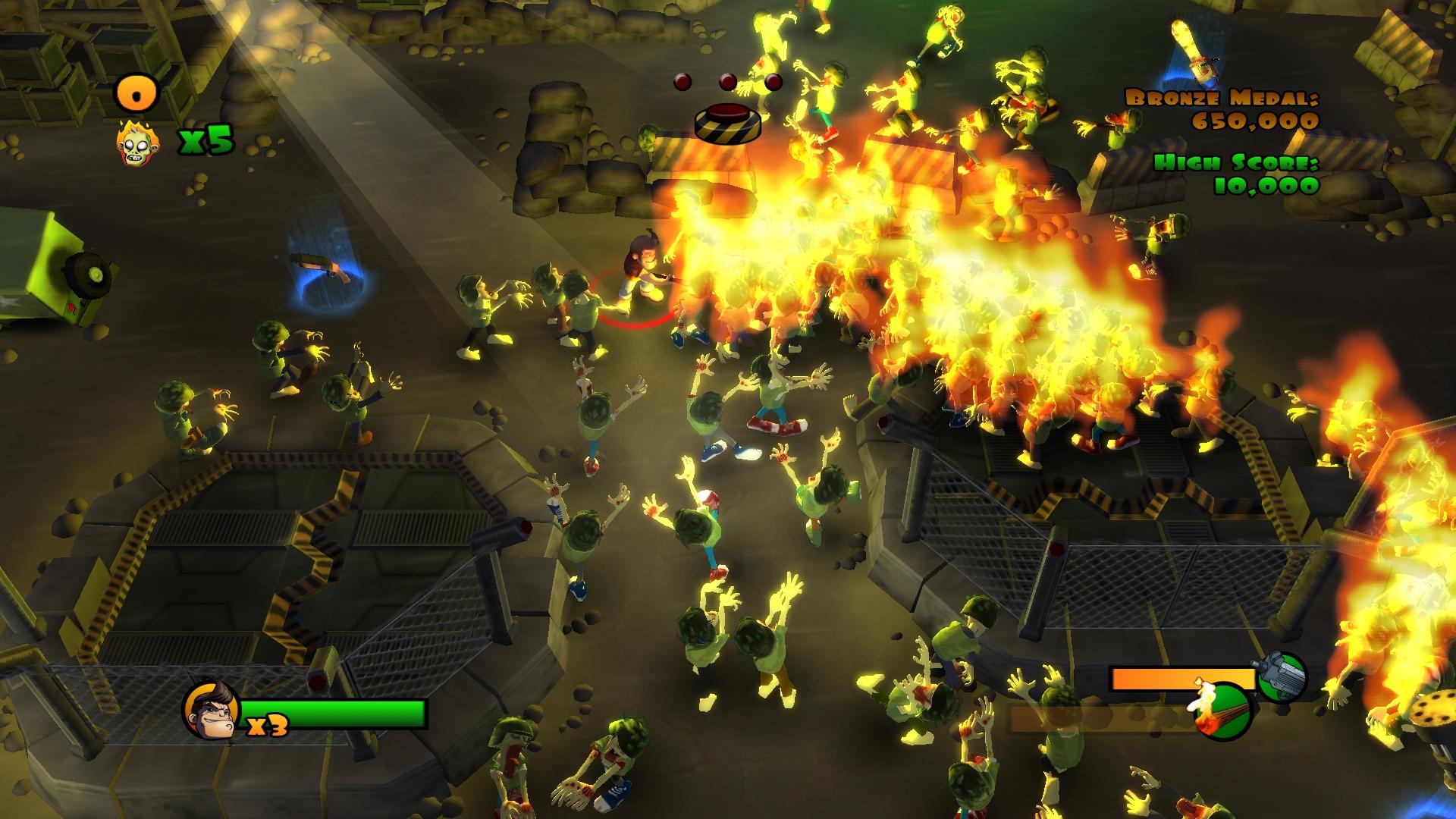 Скриншот: Burn Zombie Burn!