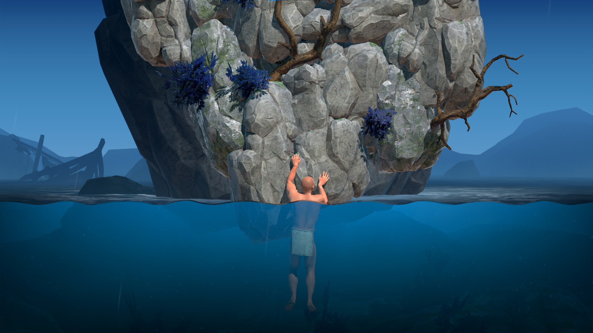 Скриншот: A Difficult Game About Climbing