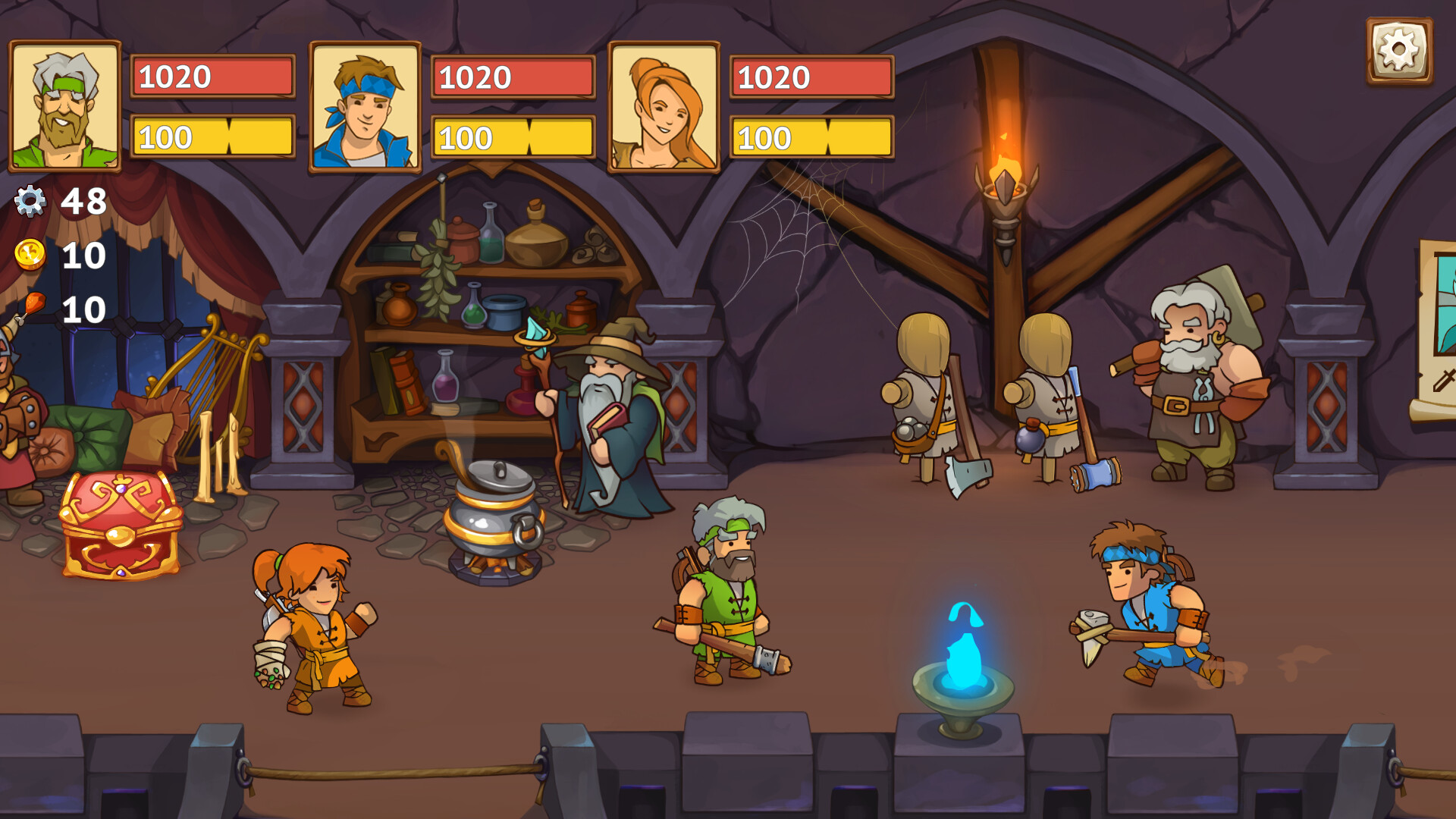 Скриншот: Knights of Braveland