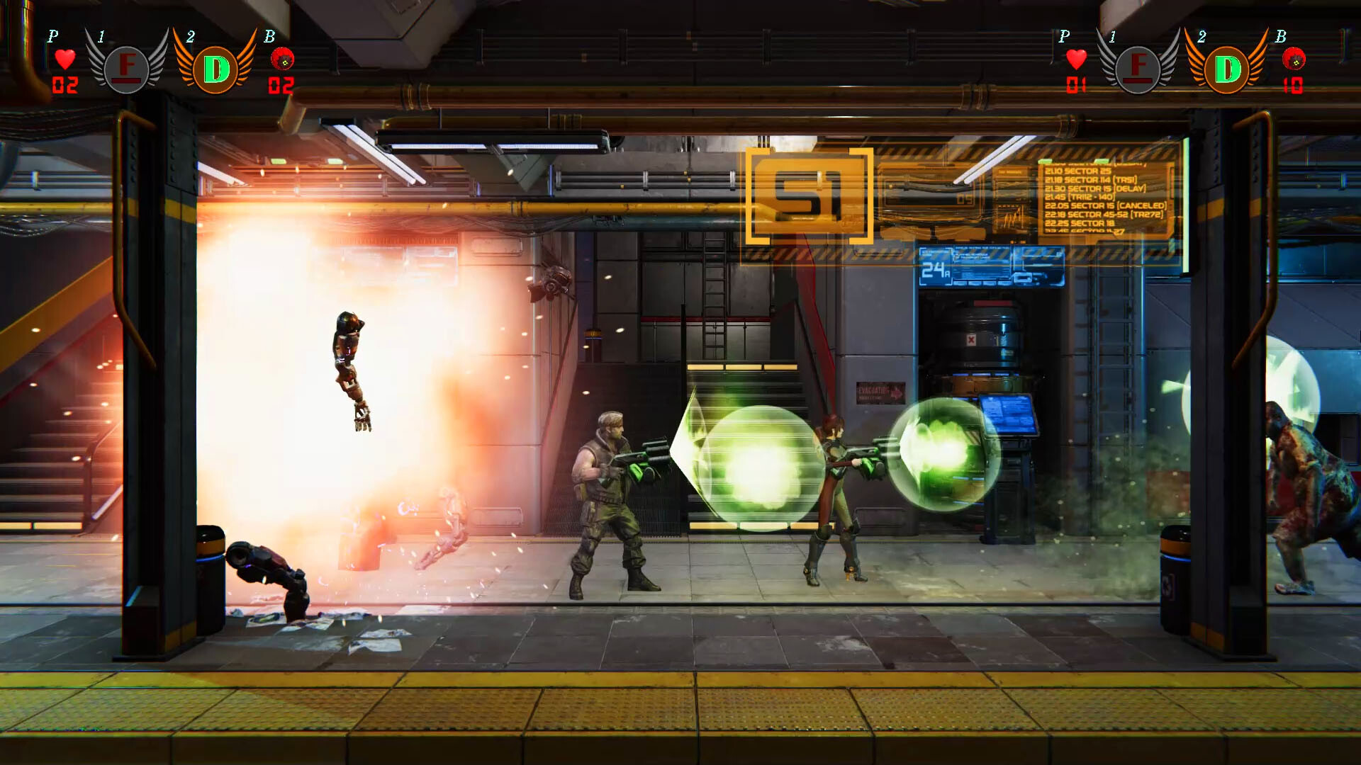 Скриншот: MT Force Aliens Uprising