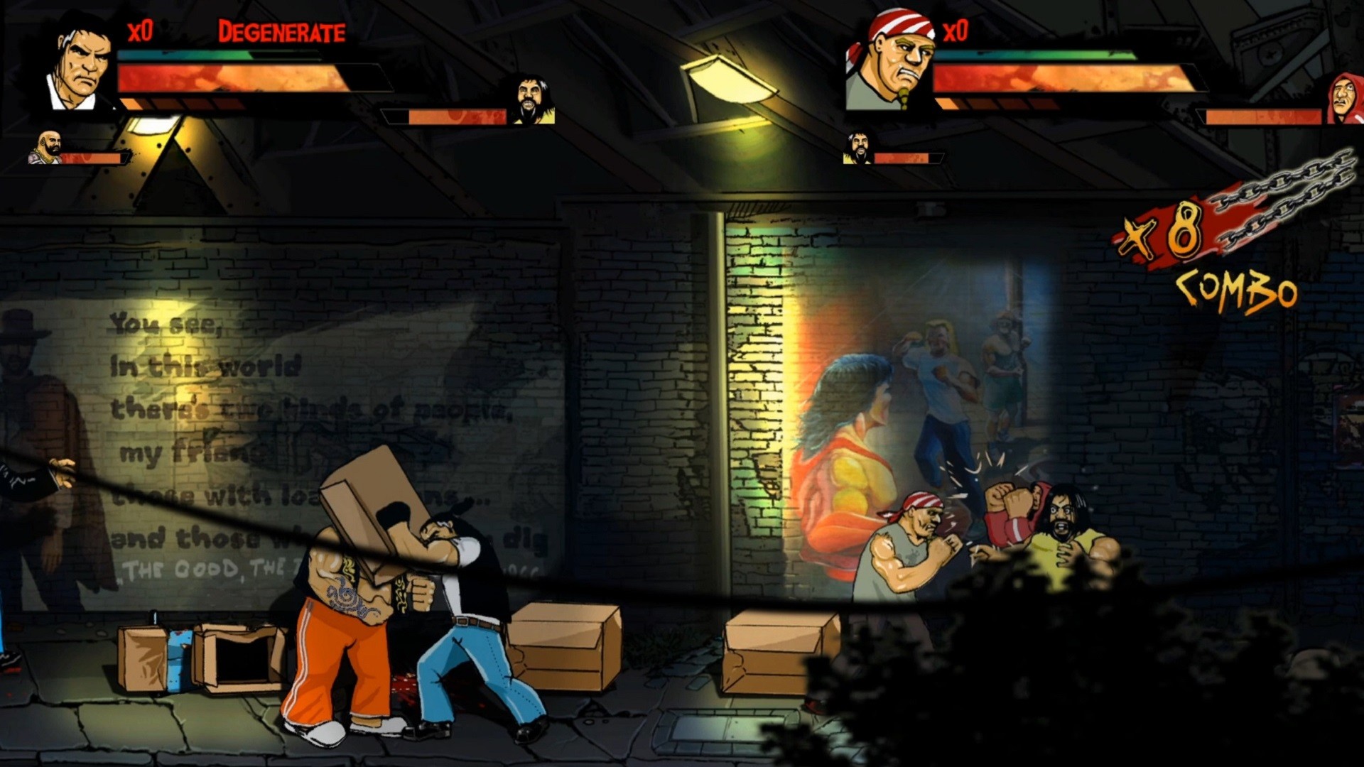 Скриншот: Skinny & Franko: Fists of Violence